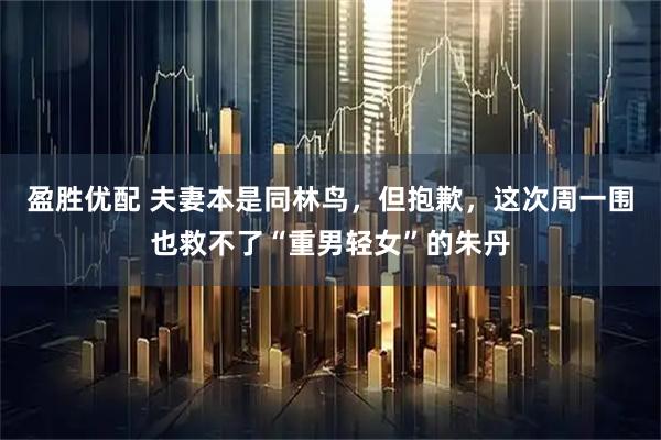 盈胜优配 夫妻本是同林鸟，但抱歉，这次周一围也救不了“重男轻女”的朱丹